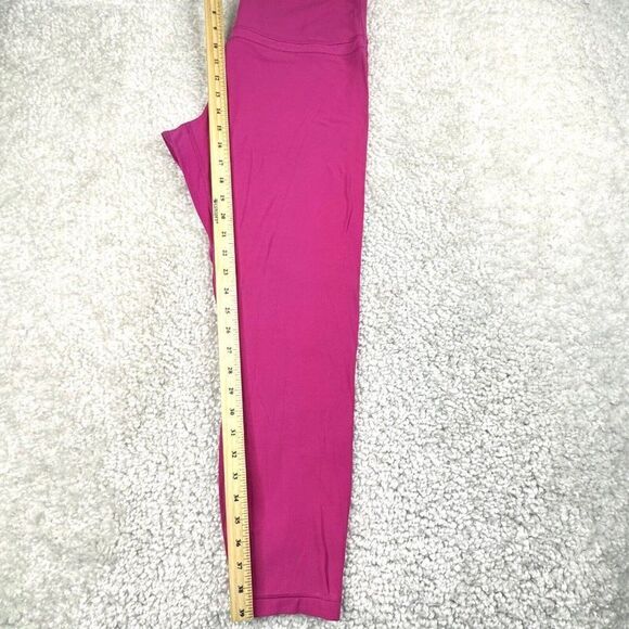 Lululemon Original Align High Rise Legging Raspberry Pink Womens 12 FLAW - Picture 9 of 12